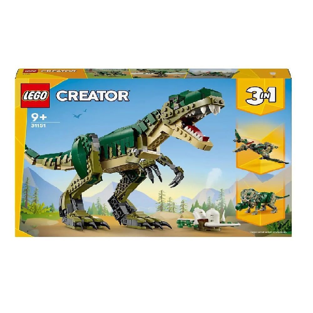 LEGO Creator Minecraft, 3 in 1 T-Rex 31151 - 626 Pieces