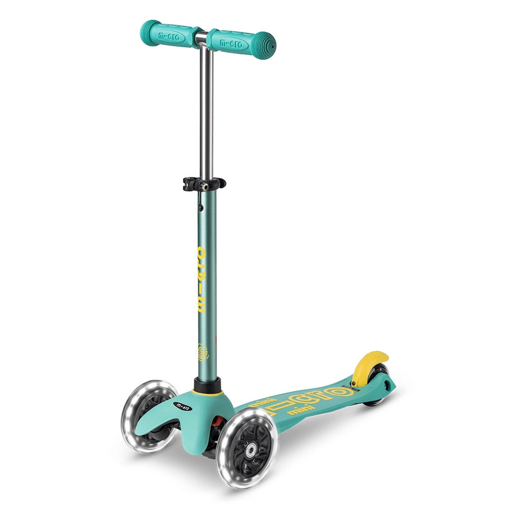 Micro - Mini 3-in-1 Deluxe Eco LED Scooter - Mint