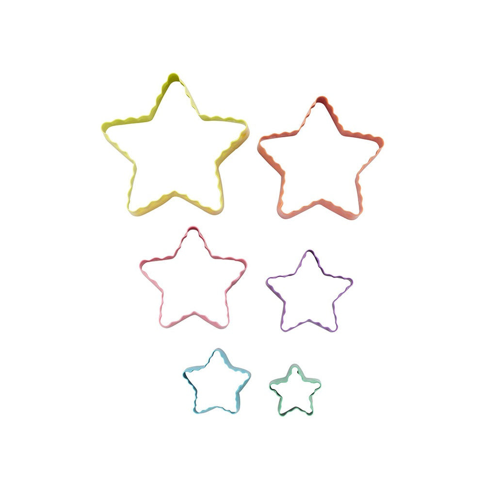 Wilton Star Fondant Double Cut-Outs, Set of 6