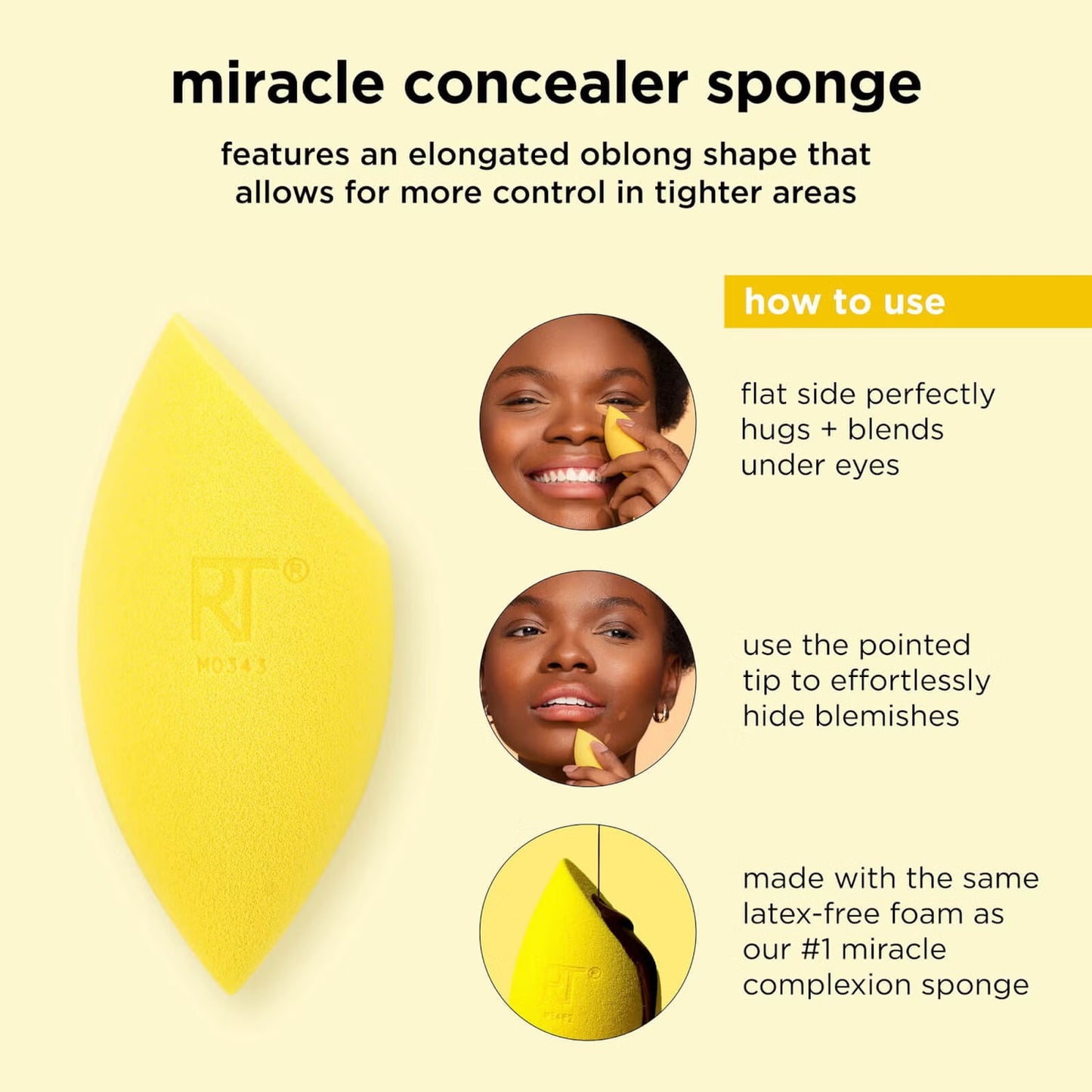 Real Techniques Miracle Concealer Sponge