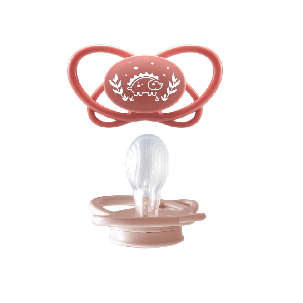 Nip First Moment Soother / My Butterfly / Silicone / Light Pink & Pink 5-18M