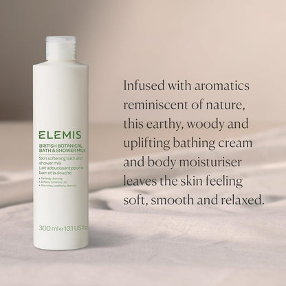 ELEMIS British Botanicals Bath & Shower Milk 300ml - Unboxed Edition