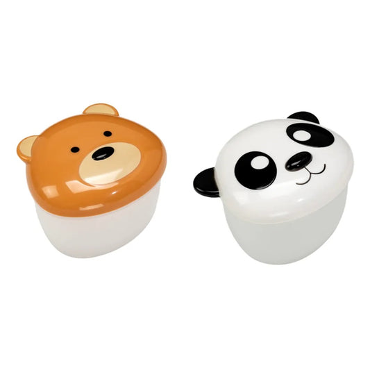 Melii - Snack Container - Bear & Panda - 2pcs