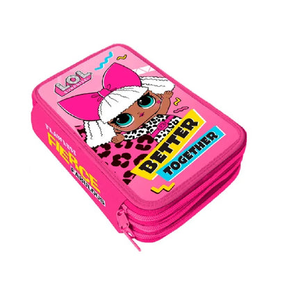 LOL Surprise 3 Zippers Pencil Case