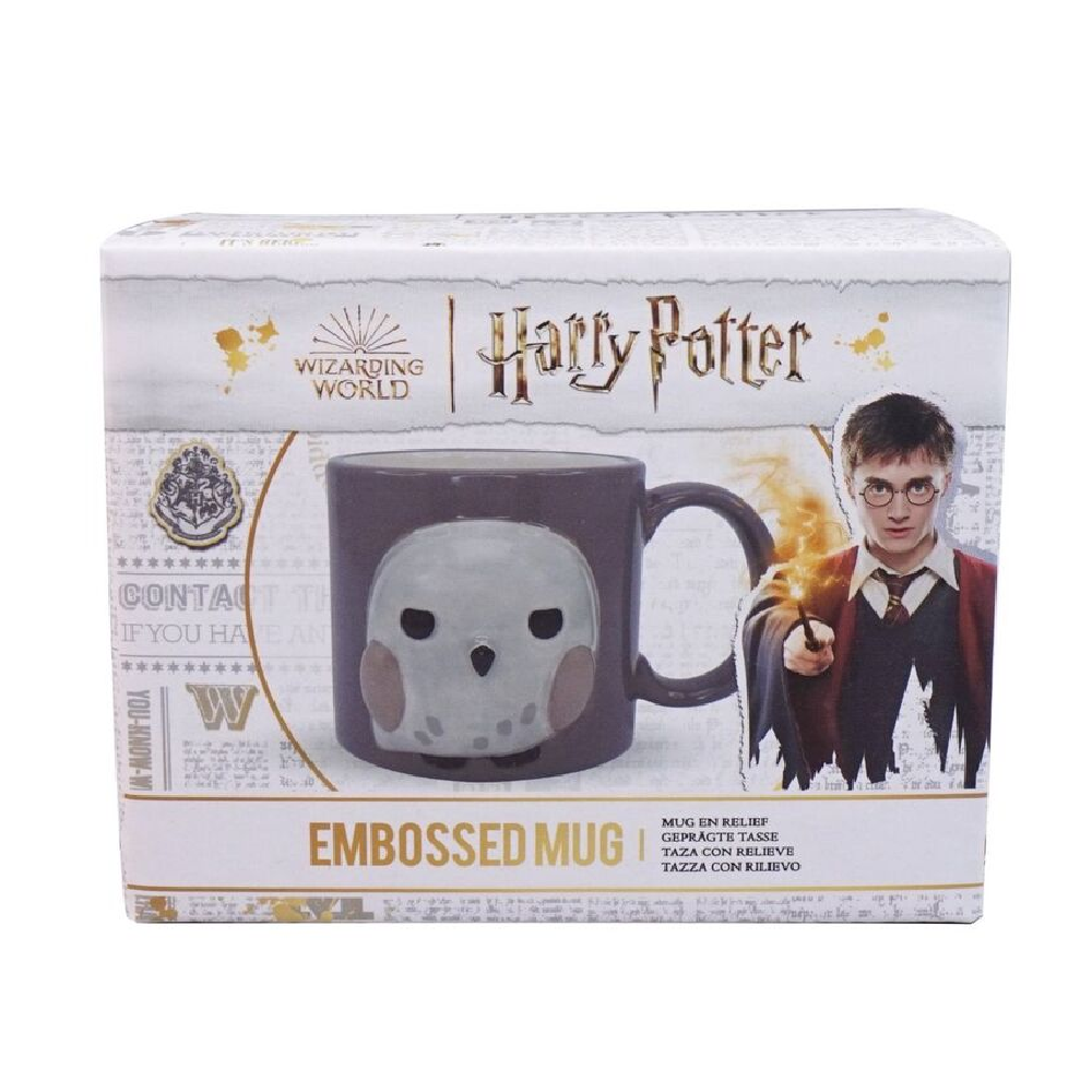 Half Moon Bay: Mug Boxed Embossed (350ml) - Harry Potter Kawaii (Hedwig)