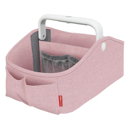 Skip Hop - Light Up Diaper Caddy - Heather Pink