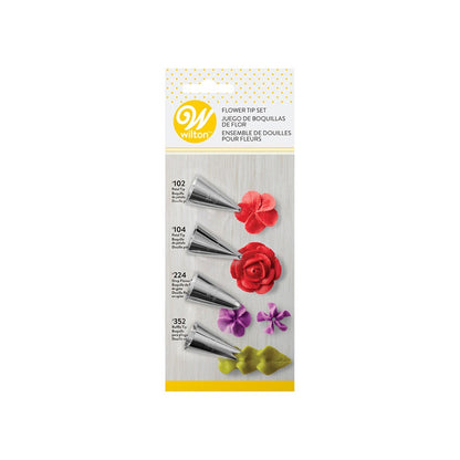 Wilton Flower Decorating Tips, Set of 4