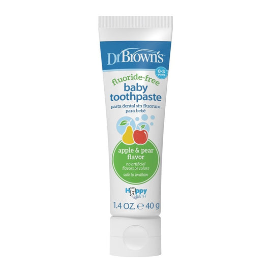 Dr. Brown’s Apple Pear Fluoride-Free Baby Toothpaste 40g