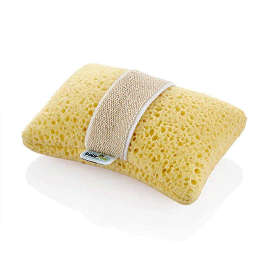 Babyjem Bath Sponge with Hand Grip - Yellow