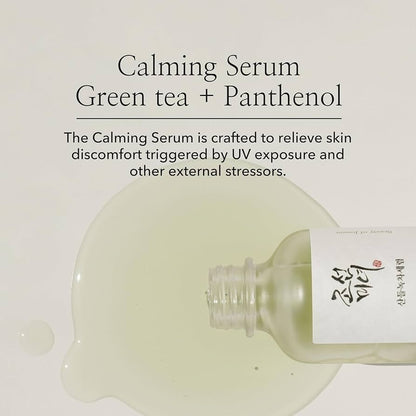 BEAUTY OF JOSEON Calming Serum : Green tea + Panthenol (Renewed) 30ml