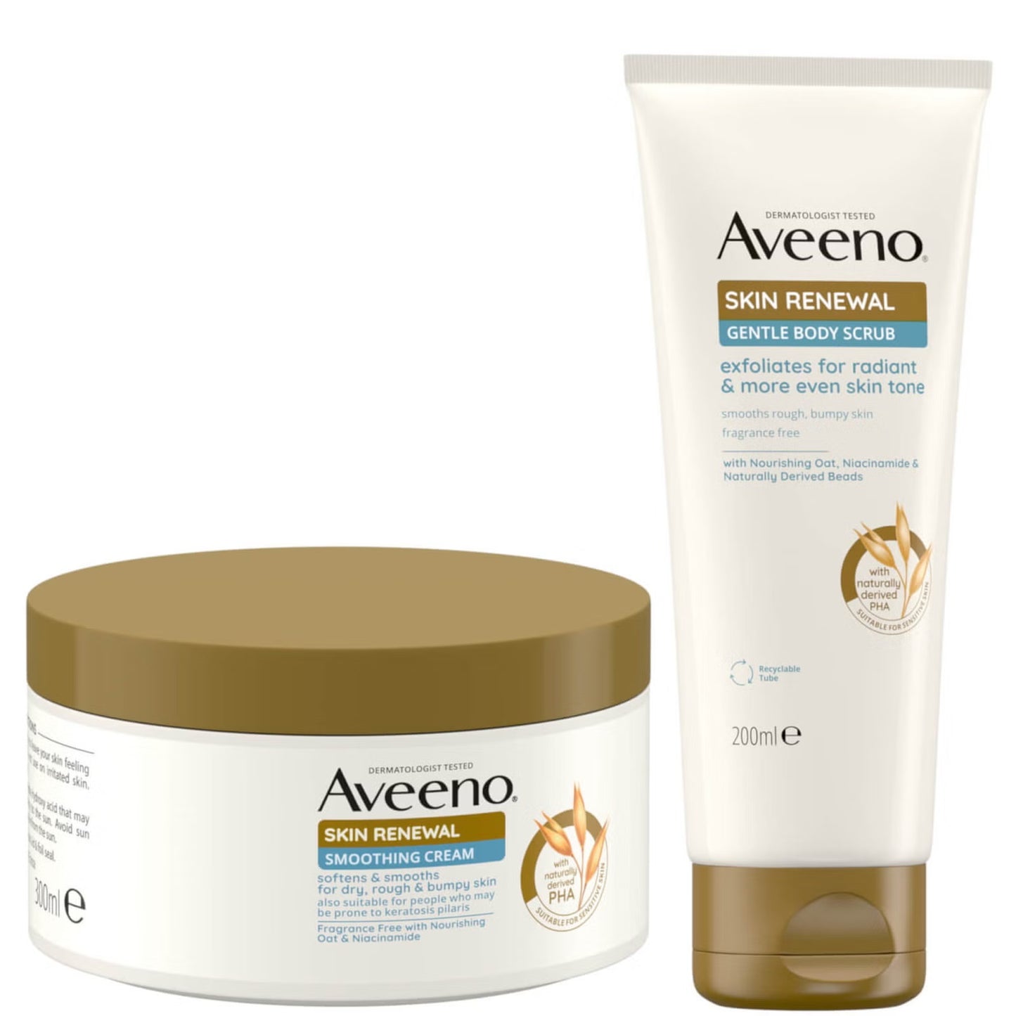 مجموعة Aveeno Skin Renewal Smoother Skin Body Duo