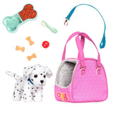 Our Generation 6" Dalmation Pup With Bag & Accessories