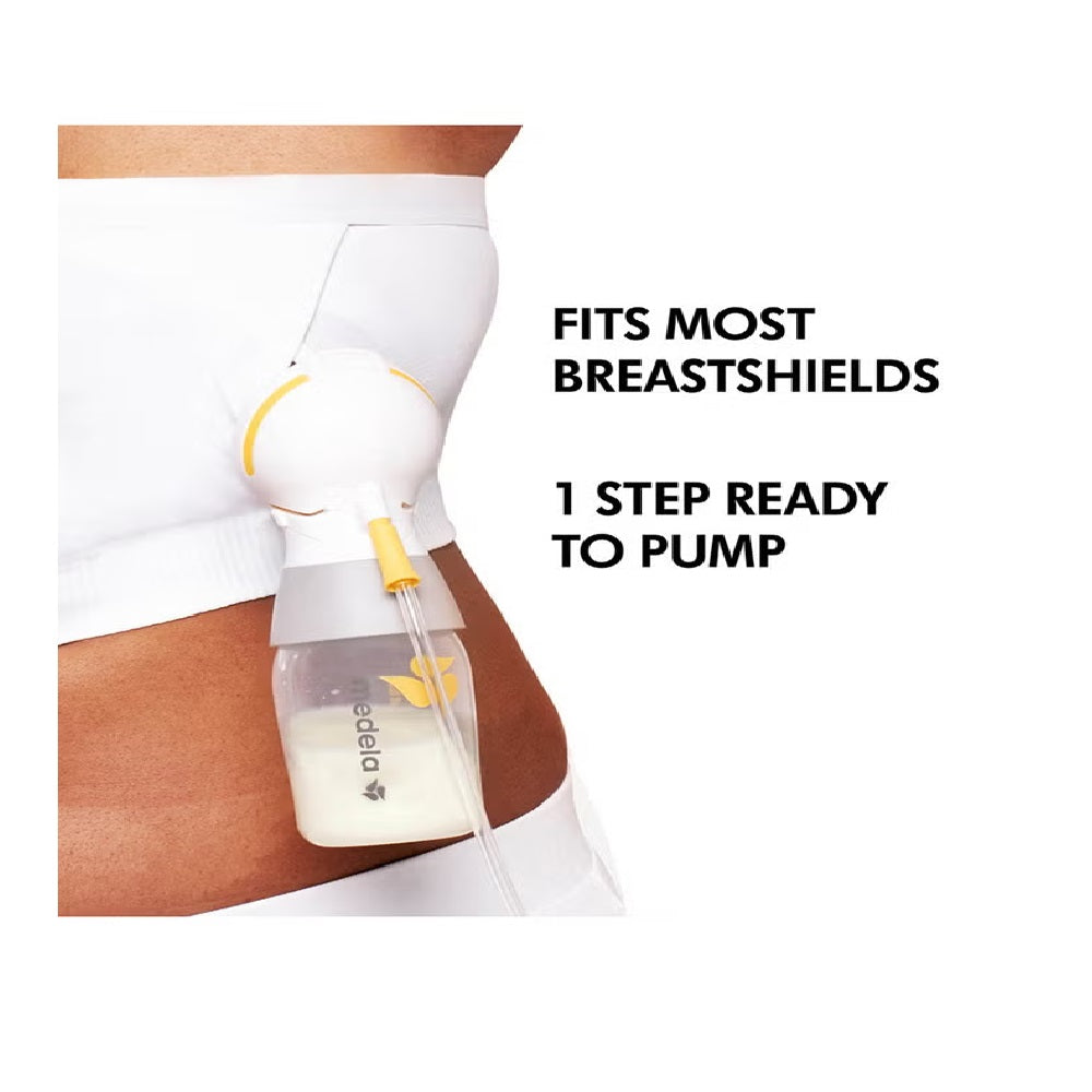 Medela Easy Expression Hands-Free Pumping Bra White Small