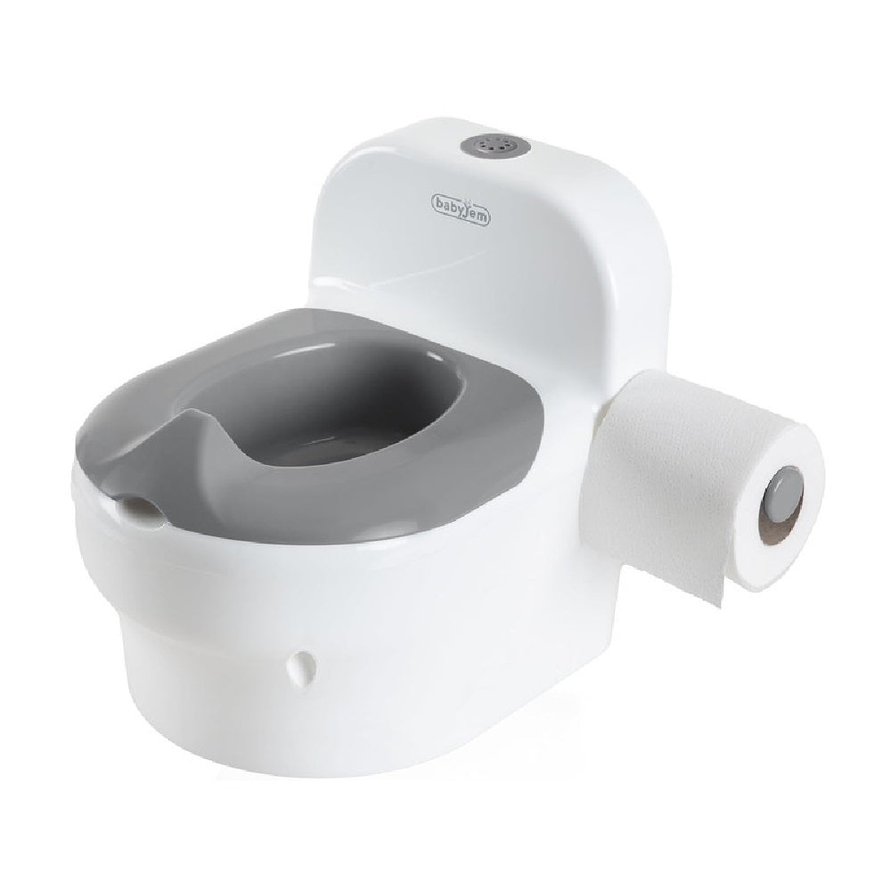 Babyjem Potty Training with Flush Sound, White