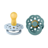 Bibs - Boheme S2 Pacifiers - Pack of 2 - Baby Blue/Island Sea