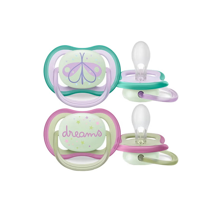 Philips Avent  Ultra Air Night Pacifier - 2pc