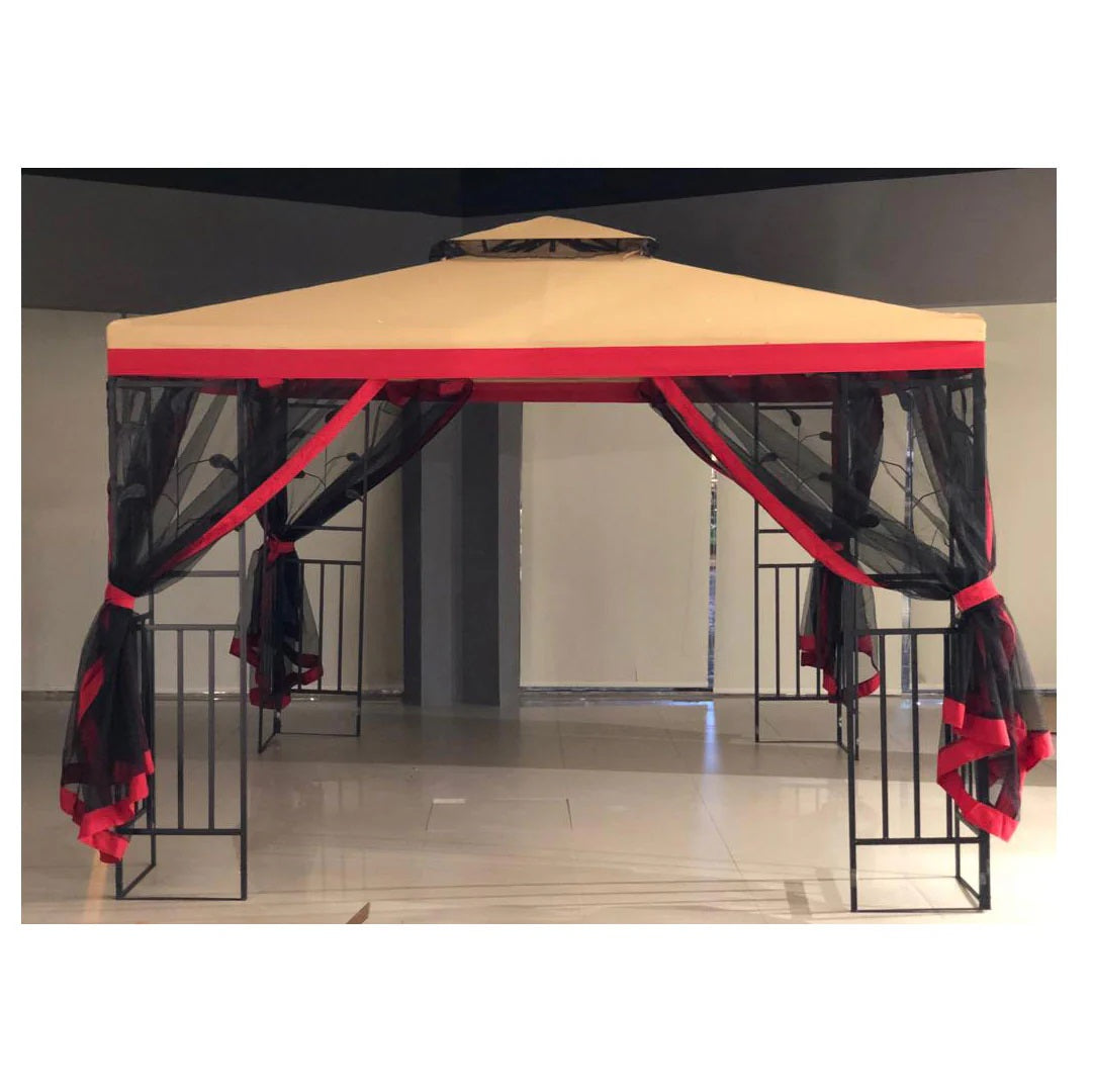 Duel Color Steel Gazebo 3x3