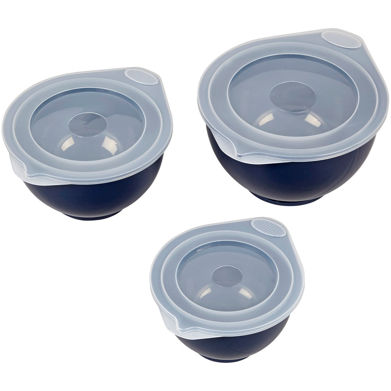 Wilton Covered Bowls, Navy Blue, Set of 6