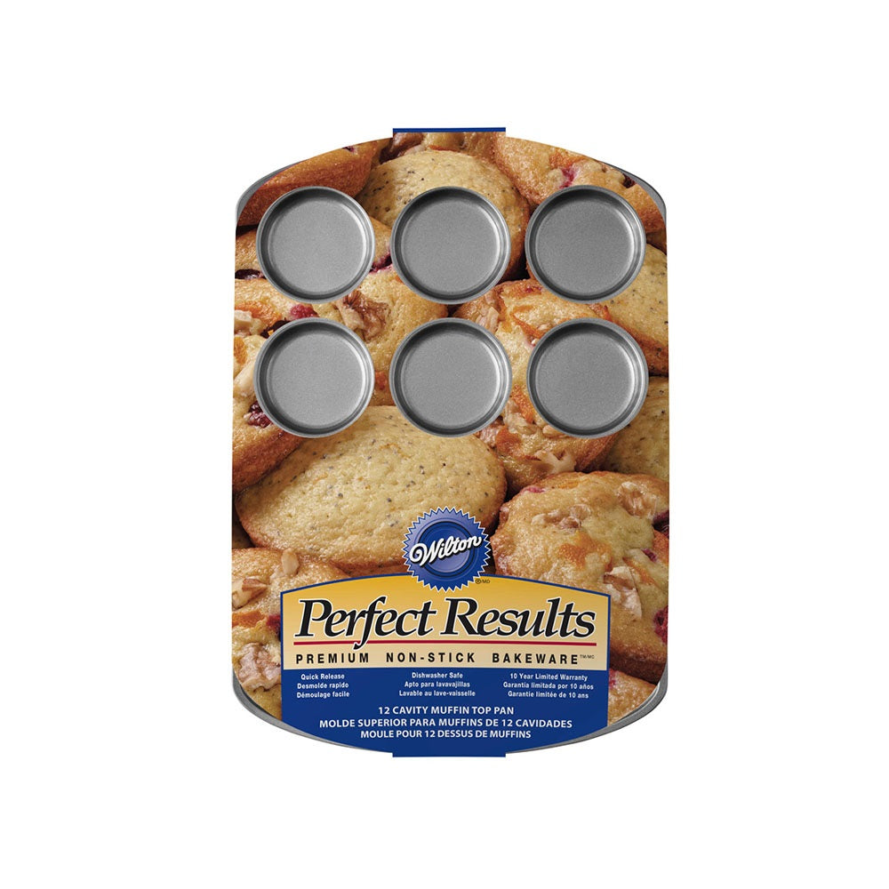 Wilton Perfect Results Muffin Top Pan, 12 Cavities