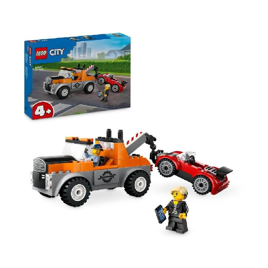 LEGO City Great Vehicles Tow Truck and Sports Car Repair 60435 - 101 Pieces