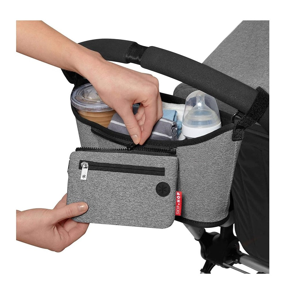 Skip Hop - Grab & Go Ultra Stroller Organizer - Heather Grey