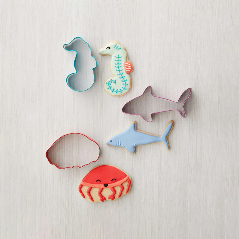 Wilton Under The Sea Cookie Cutters, Set of 3