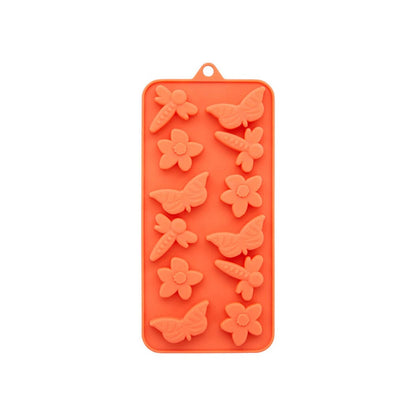 Wilton Dragonfly, Butterfly and Flower Candy Mold, 12 Cavities