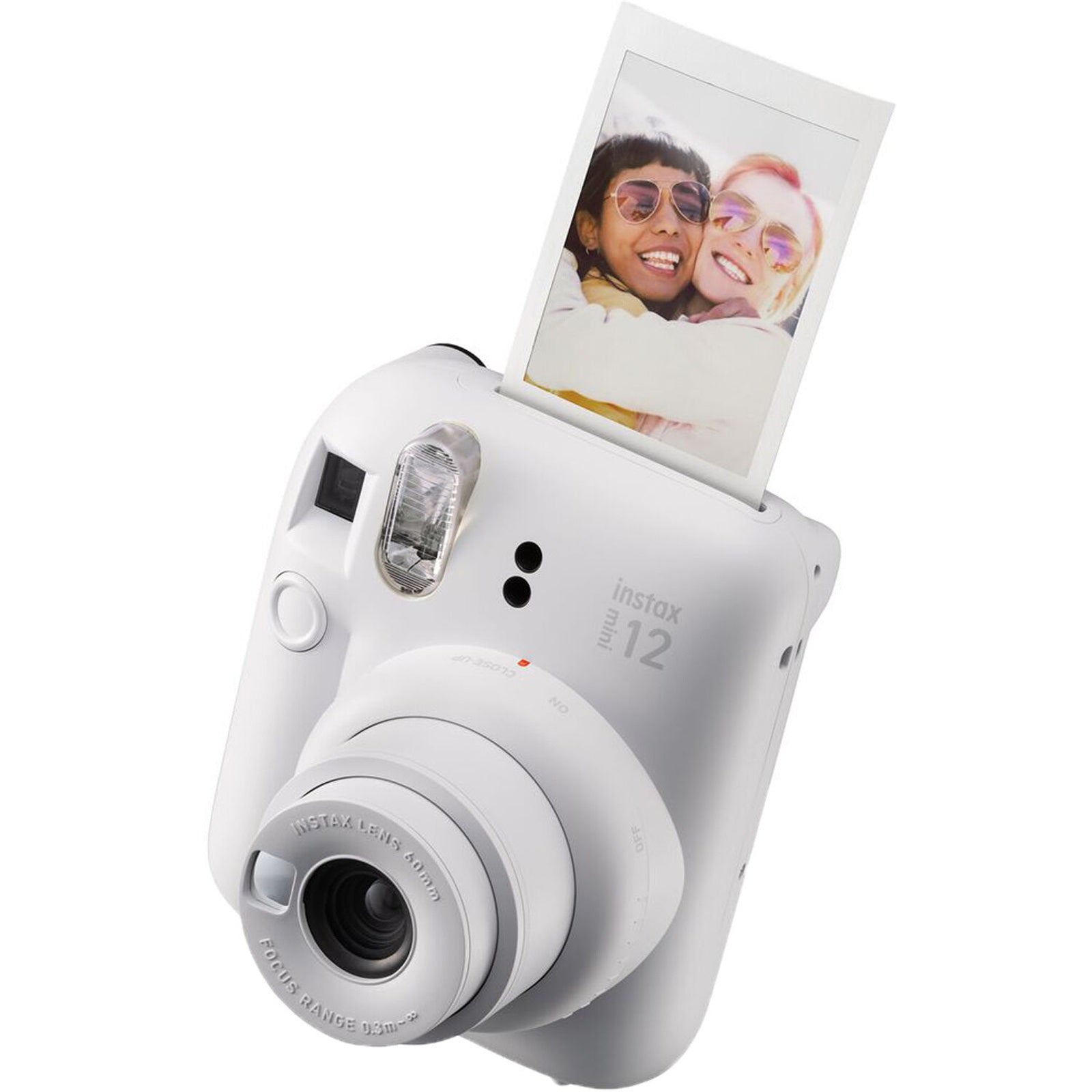 Fujifilm - Instax Mini 12 Camera + Film - Clay White