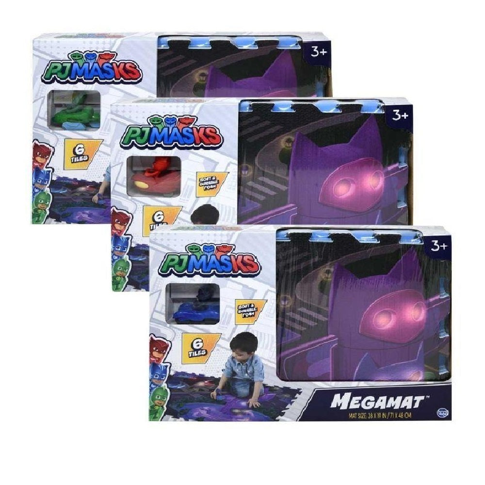 PJ Masks Tile Megamat 6pc 28x19 (30748)