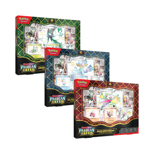 Pokemon Scarlet and Violet Paldean Fates EX Premium Collection Pack Set