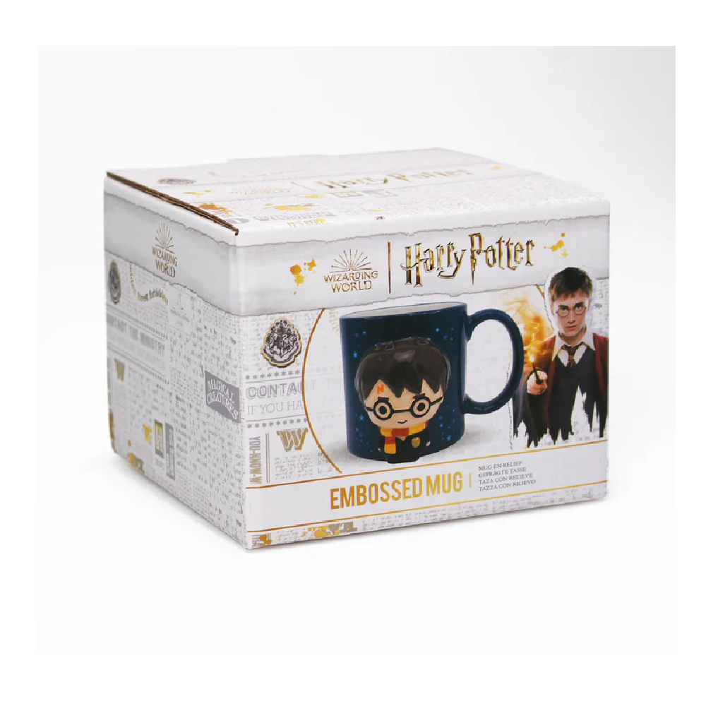 Half Moon Bay: Mug Boxed Embossed (350ml) - Harry Potter Kawaii (Harry)