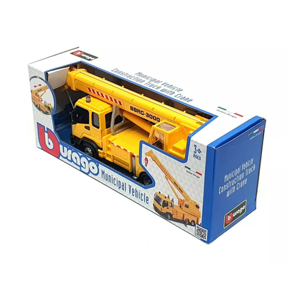 Burago - Municipal Vehicles Construction Truck w/ Crane (18-32265)