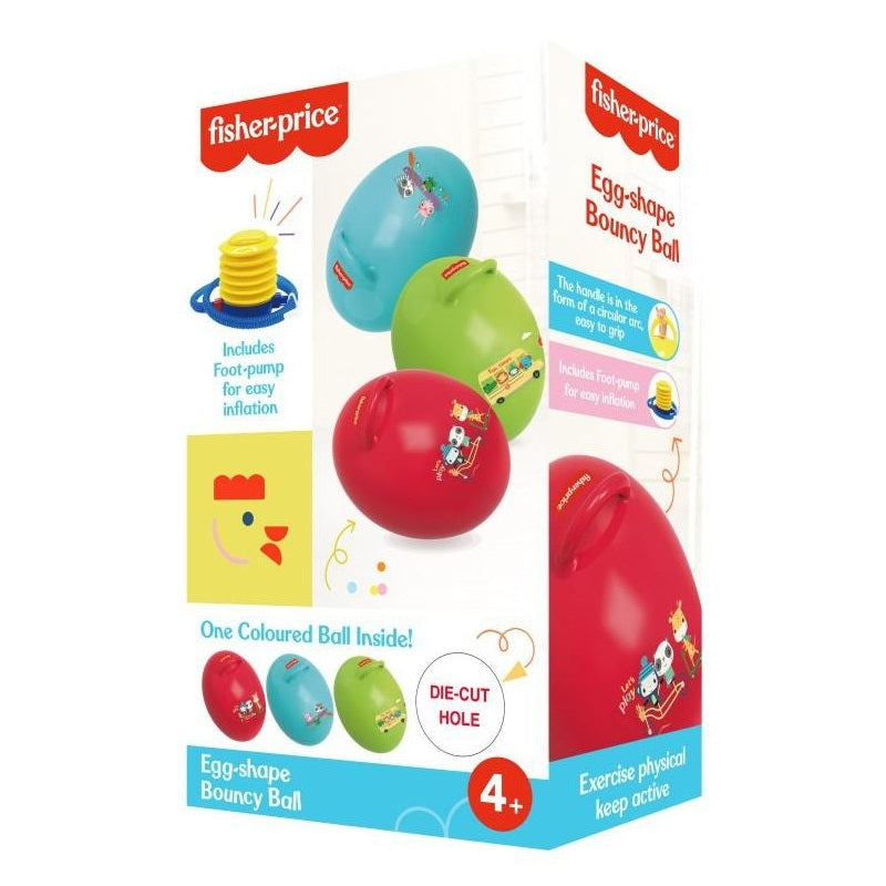 Fisher Price Bouncy Egg With Foot Pump