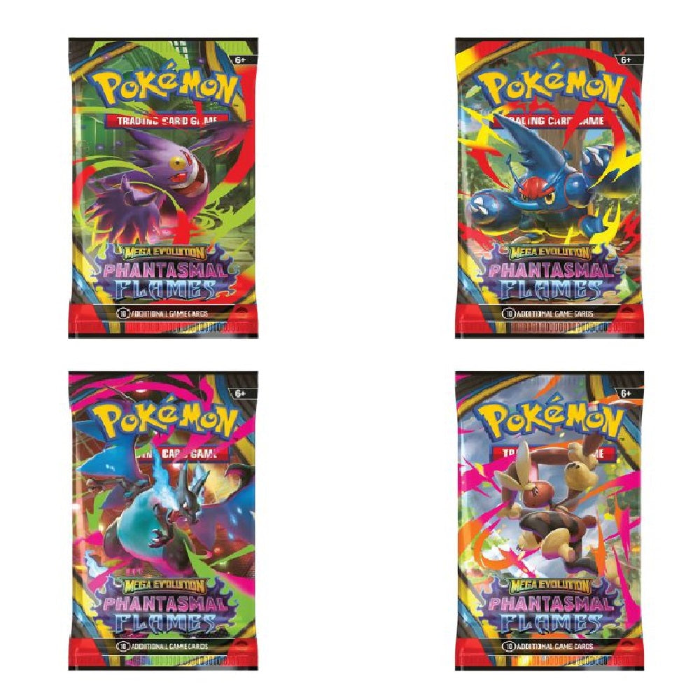 Pokémon TCG Mega Evolution Phantasmal Flames Booster Pack