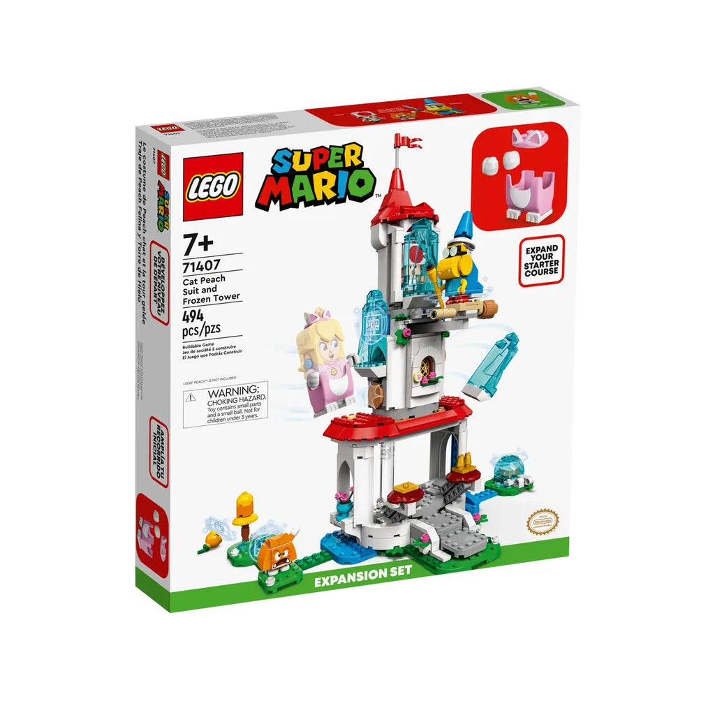 LEGO Super Mario 71407 Cat Peach Suit and Frozen Tower
