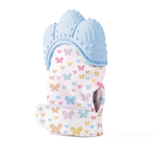 Babyjem - Baby Tooth Scarifying Gloves Butterfly - Blue