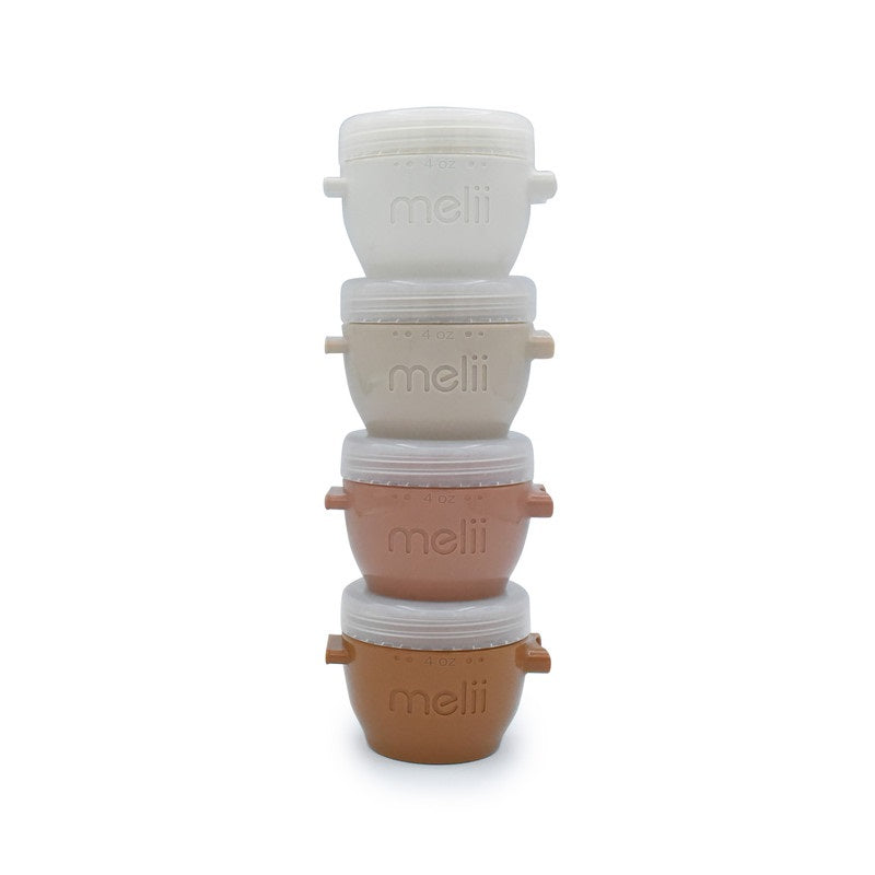 Melii - Snap & Go pods 4oz 4pcs - Neutrals