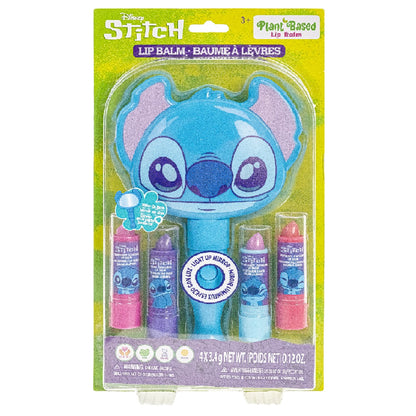 Townley Disney Stitch 4pc Lip Balm With Mirror
