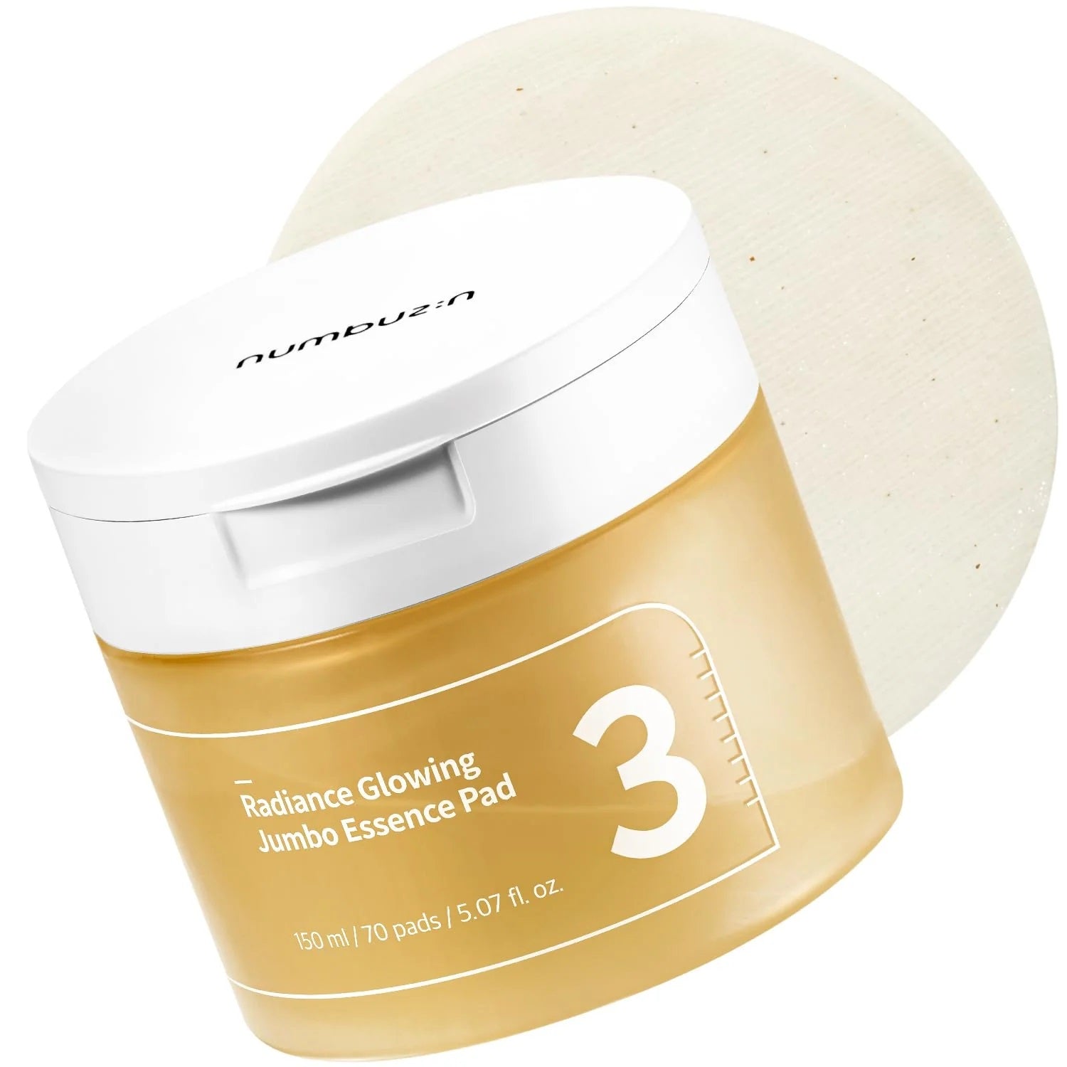 NUMBUZIN No.3 Radiance Glowing Jumbo Essence Pad 150ml / 70 Pads