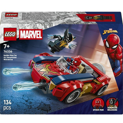 LEGO 76336 Spider-Man Car VS Venomized Wolverine