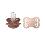 Bibs - Supreme S1 Pacifiers - Pack of 2 - Woodchuck/Blush