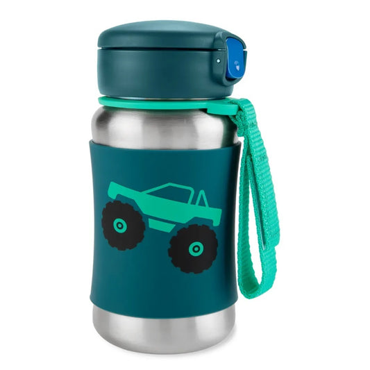 Skiphop - Spark Style Stainless Steel Straw Bottle - Truck - 350 ml