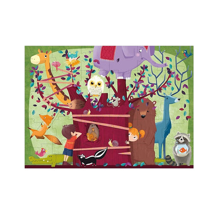 Sassi - Giant Puzzle And Book The Animal Tree