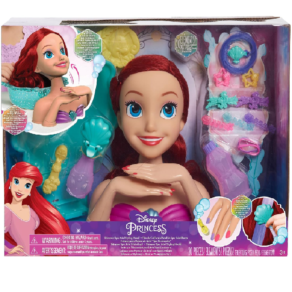 Disney Princess Feature Spa Styling Head Ariel (JP-87368)