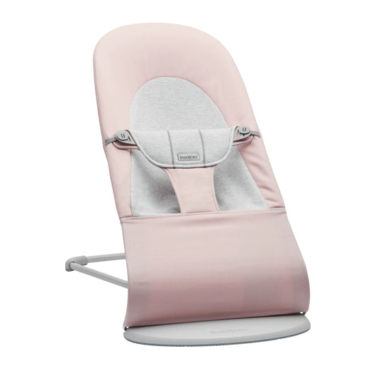 BabyBjorn Bouncer Balance Soft Woven/Jersey - Light pink/Grey