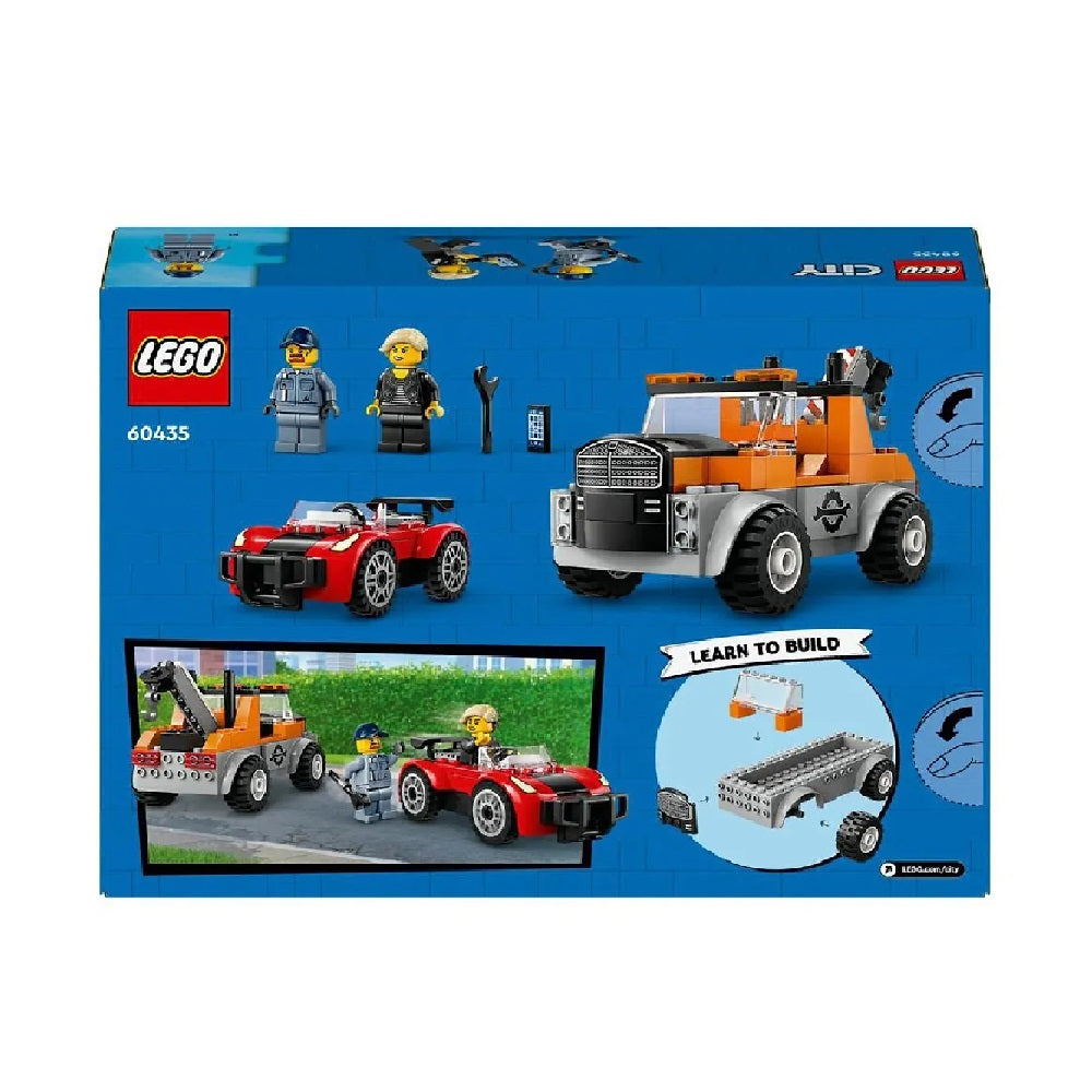 LEGO City Great Vehicles Tow Truck and Sports Car Repair 60435 - 101 Pieces