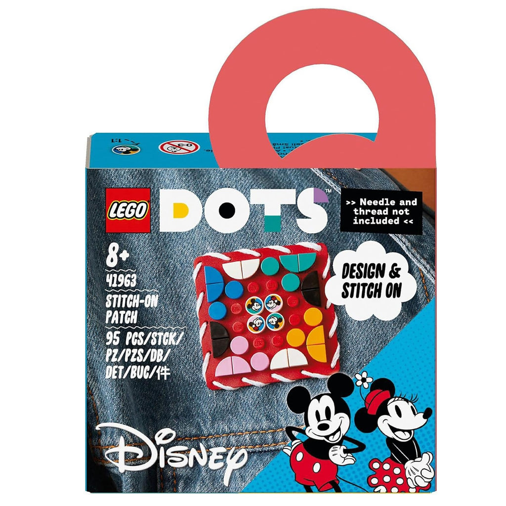 LEGO Dots 41963 Disney Mickey Mouse & Minnie Mouse Stitch-on Patch