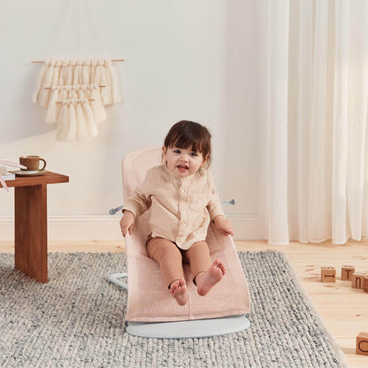 BabyBjorn Bouncer Balance Soft Mesh - Pearly Pink/White