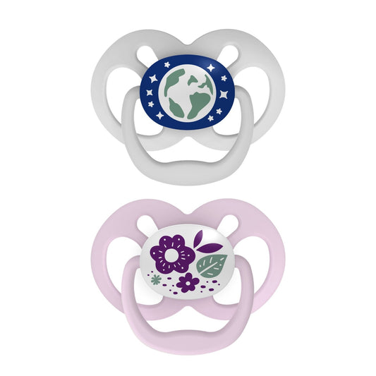 Dr. Brown's Advantage Stage 2 Glow In The Dark Pacifier - 2 Pieces