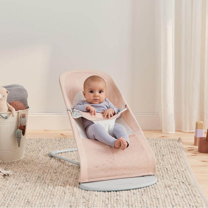 BabyBjorn Bouncer Balance Soft Mesh - Pearly Pink/White